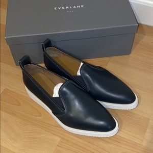 Everlane Leather Street Shoe in Gray